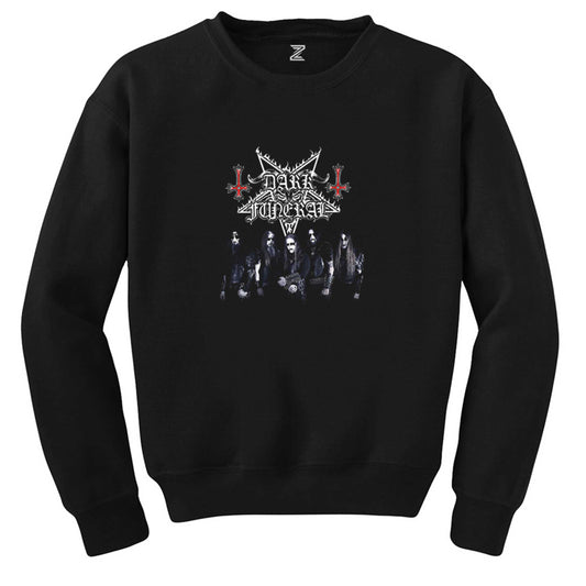 Dark Funeral Grup Face Siyah Sweatshirt