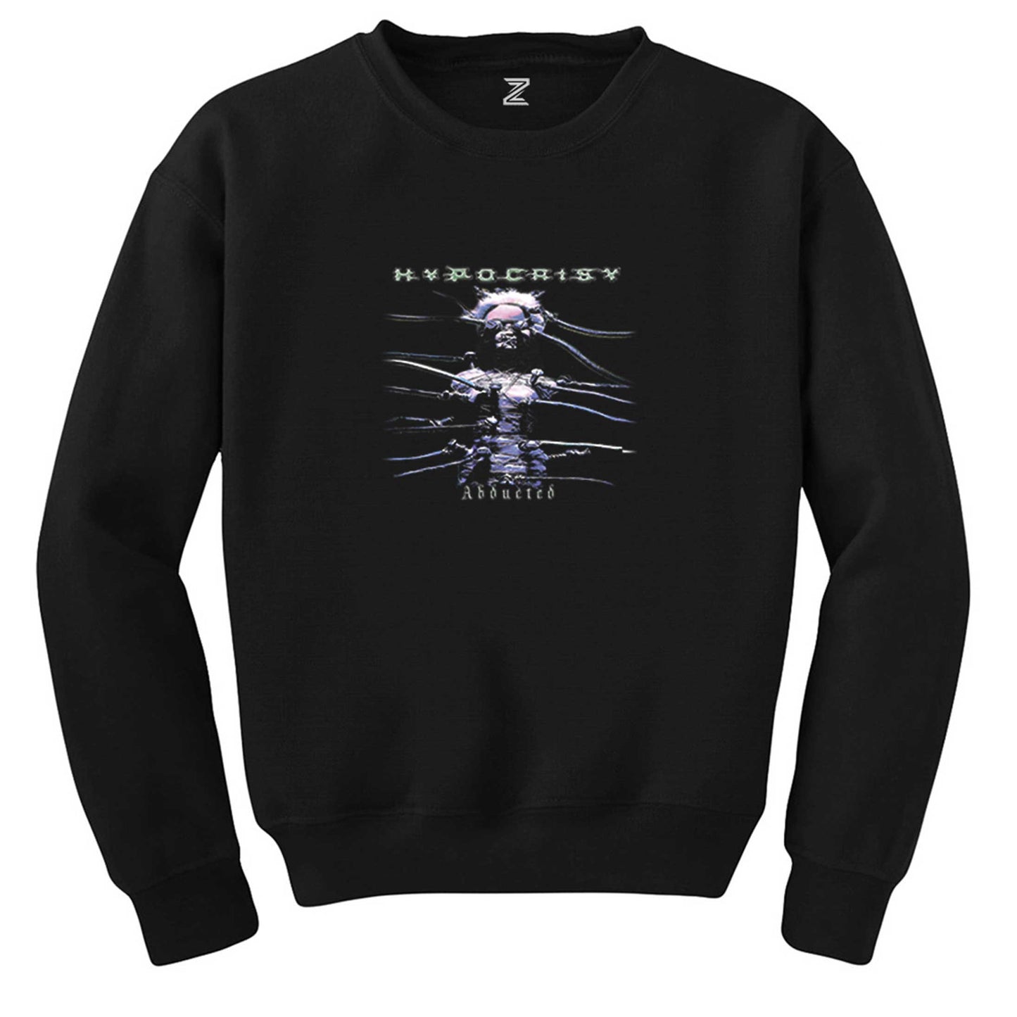 Hypocrisy Abducted Siyah Sweatshirt