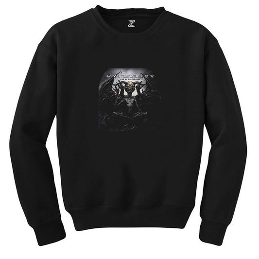 Hypocrisy End of Disclosure Siyah Sweatshirt