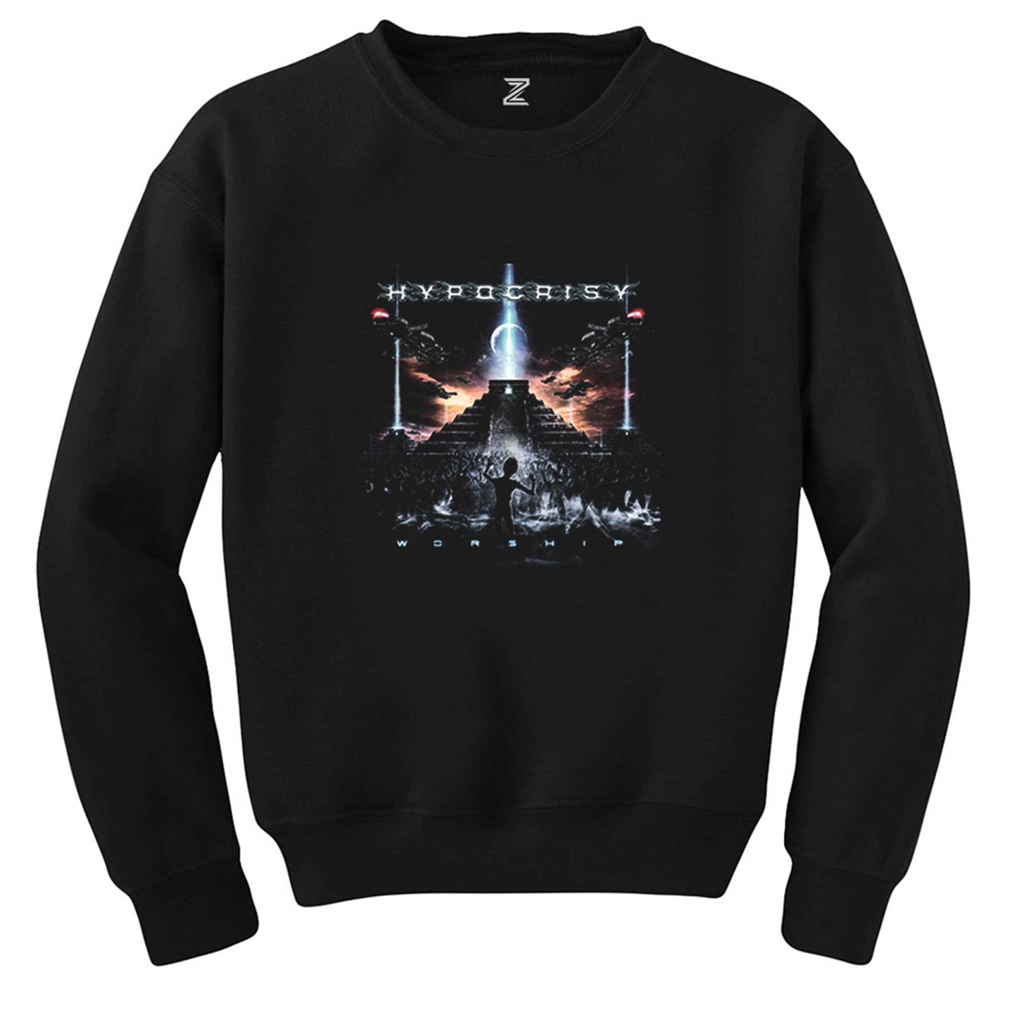 Hypocrisy Worship Siyah Sweatshirt