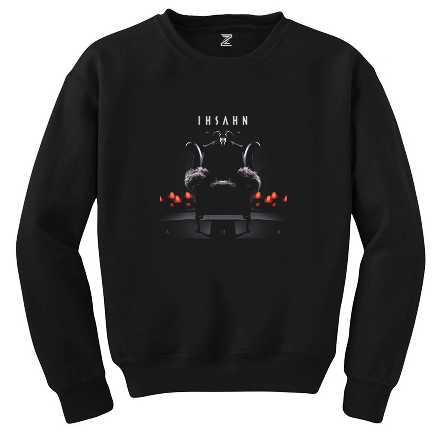 Ihsahn Àmr Siyah Sweatshirt