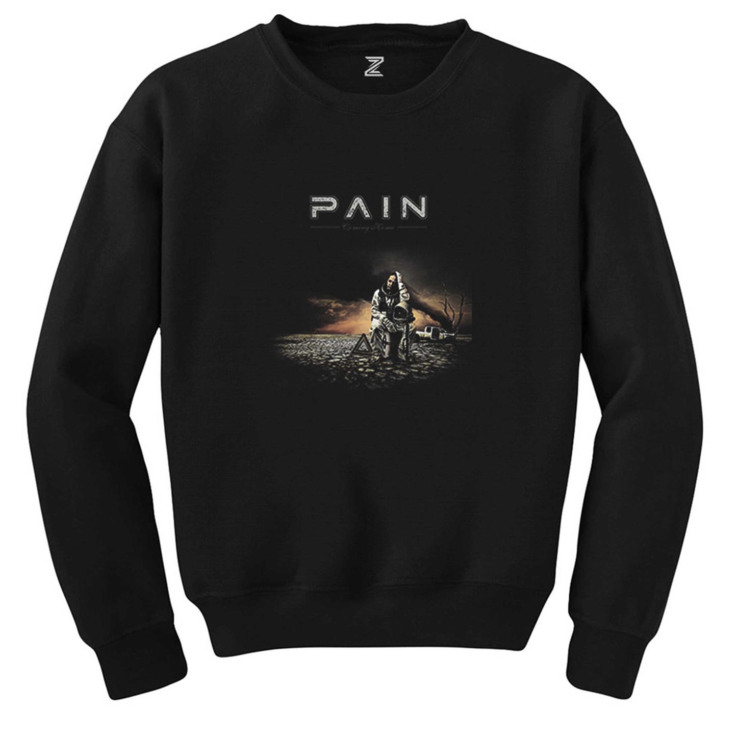 Pain Coming Home Siyah Sweatshirt