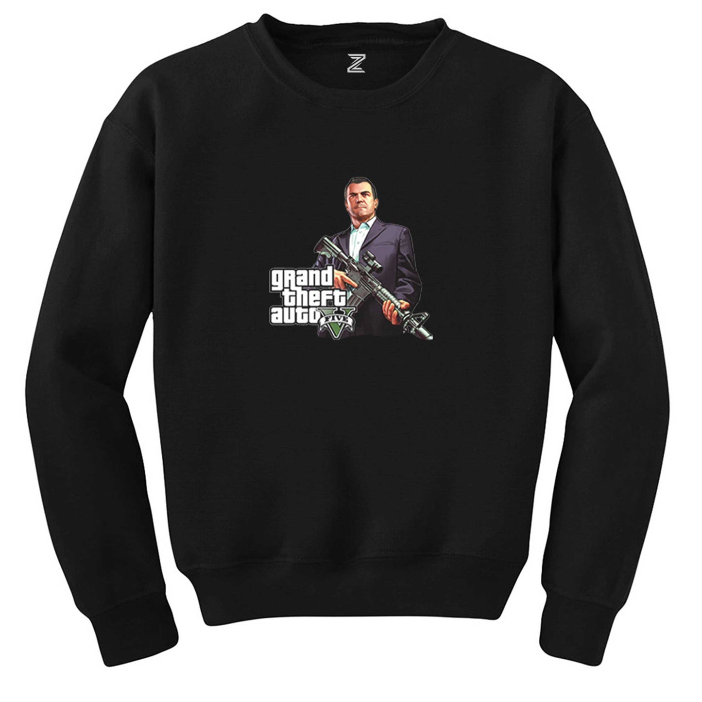 GTA Five Rifleman Siyah Sweatshirt