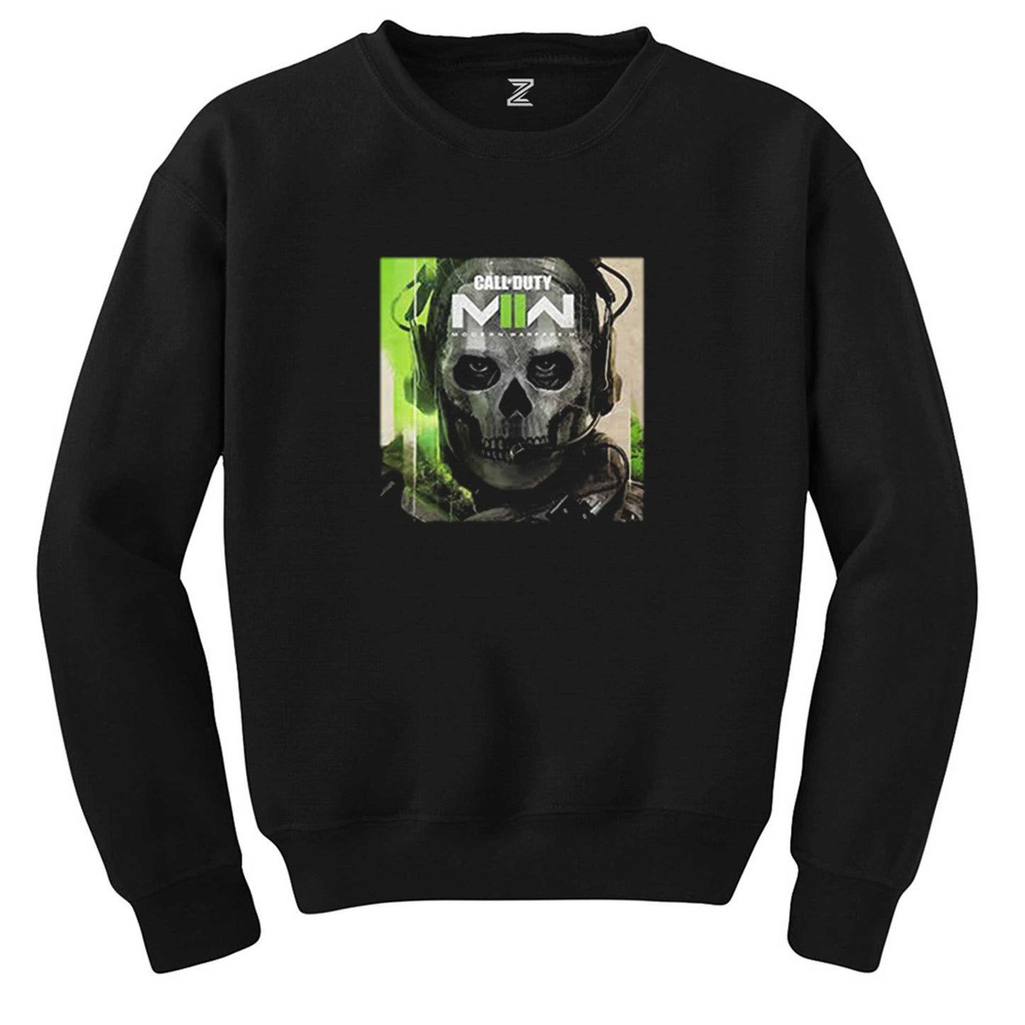 Call Of Duty Modern Warfare II Ghost Siyah Sweatshirt