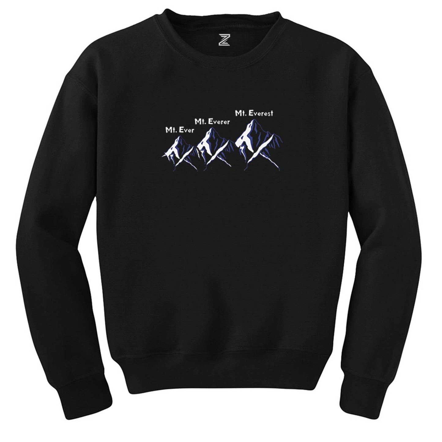 Everest Dad Jokes Periodically Siyah Sweatshirt