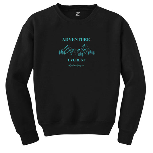 Adventure Everest Siyah Sweatshirt
