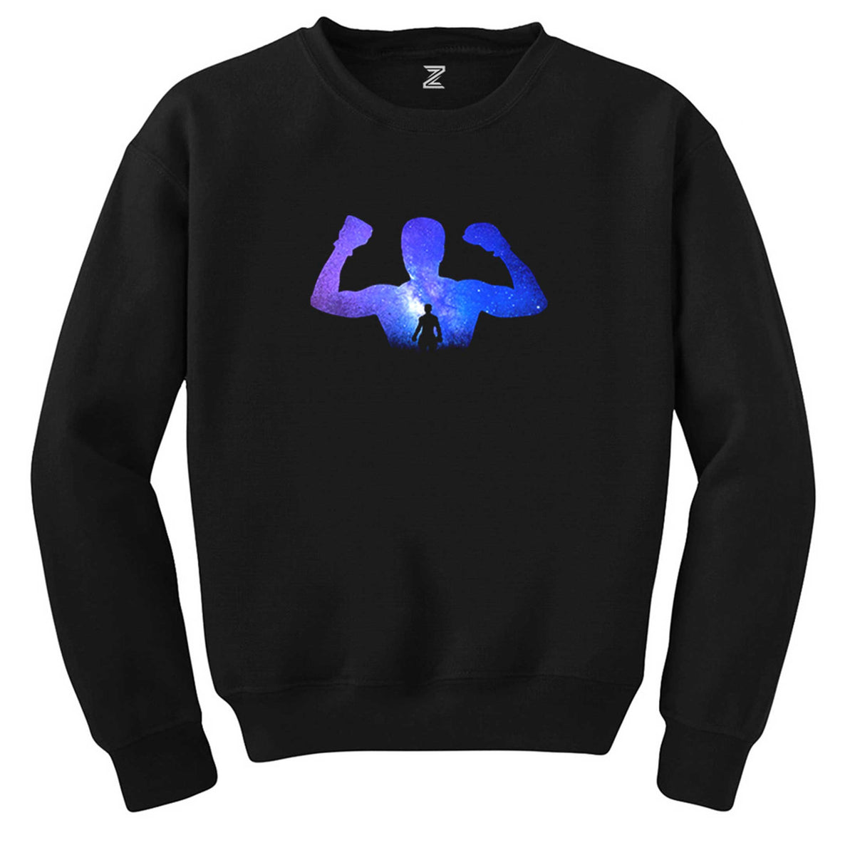 Muhammed Ali Galaksi Siyah Sweatshirt