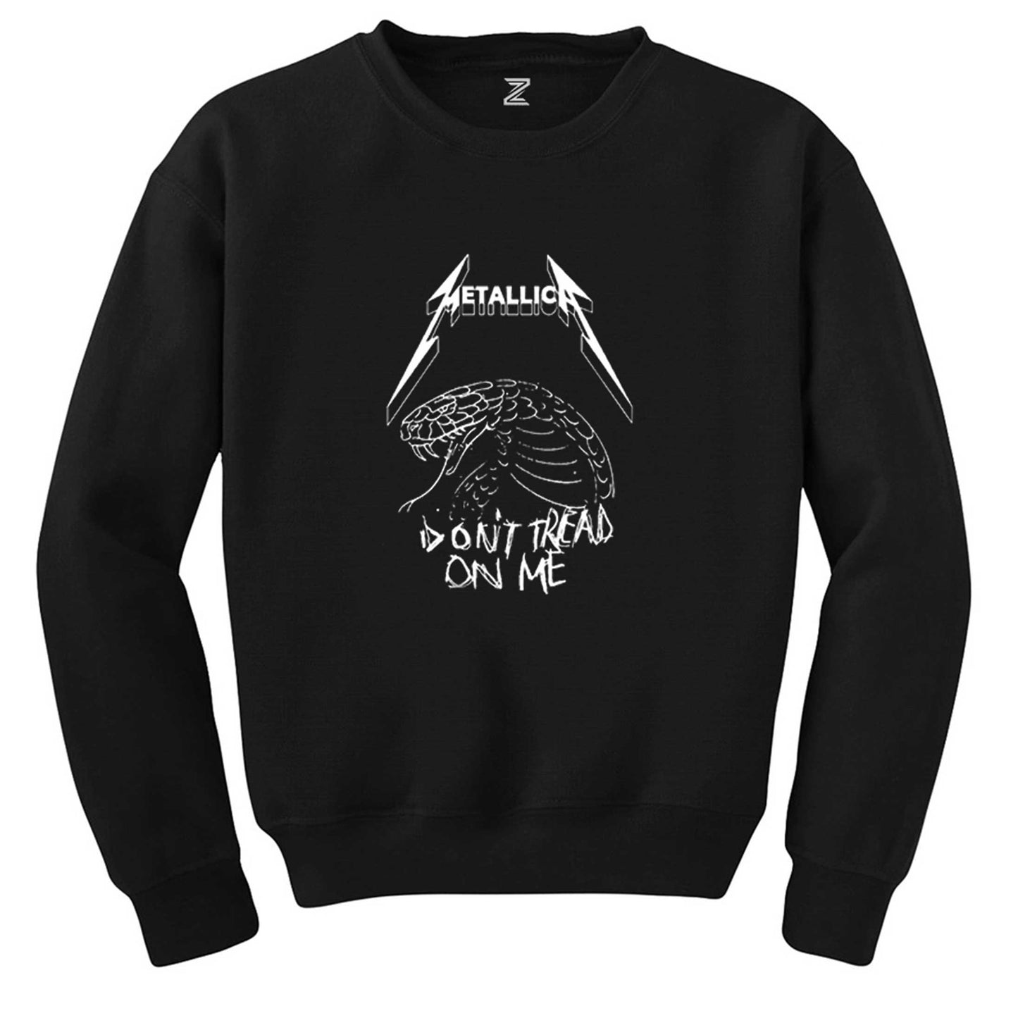 Metallica Don't Tread On Me Siyah Sweatshirt