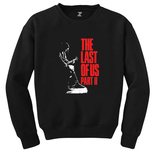 The Last Of Us 2 Ellie Guitar Siyah Sweatshirt