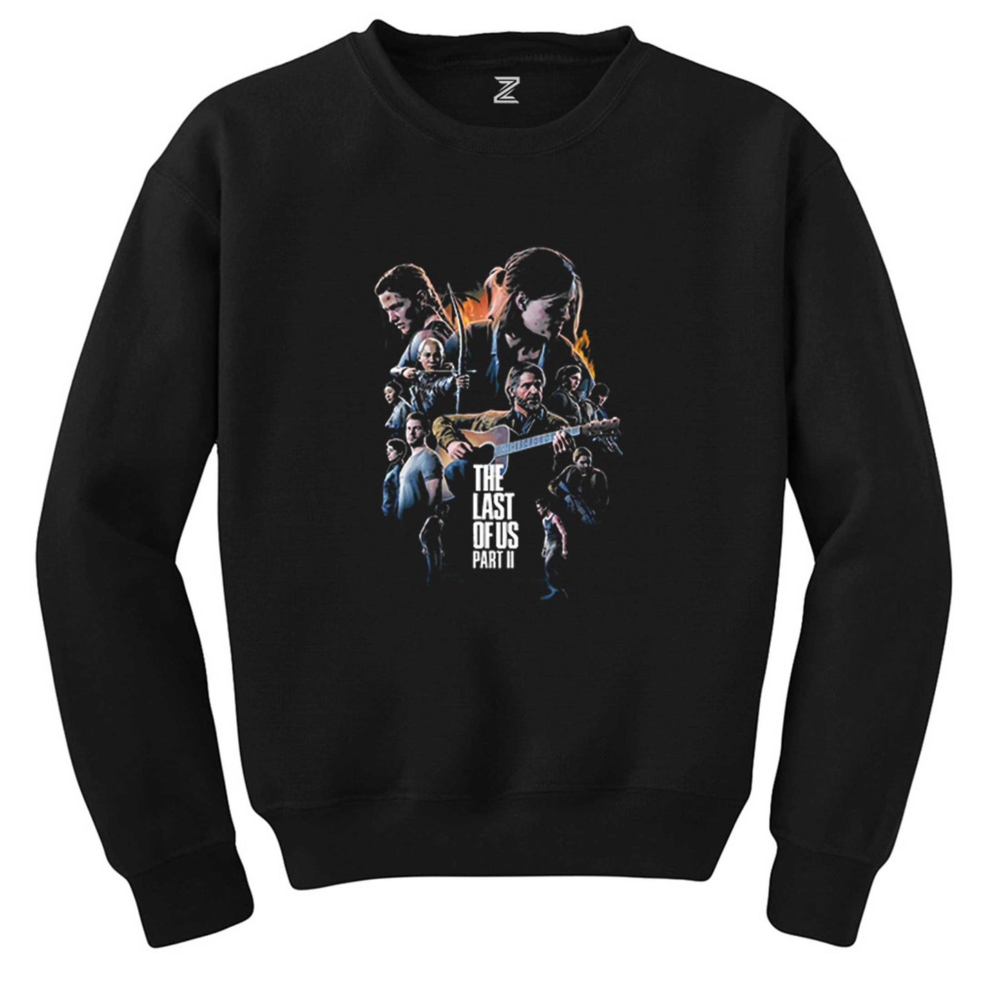 The Last Of Us 2 Oria Part Siyah Sweatshirt