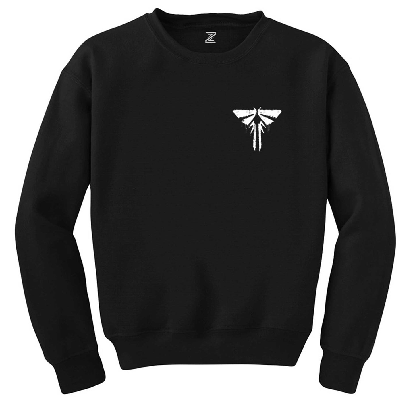 The Last Of Us Logo Siyah Sweatshirt