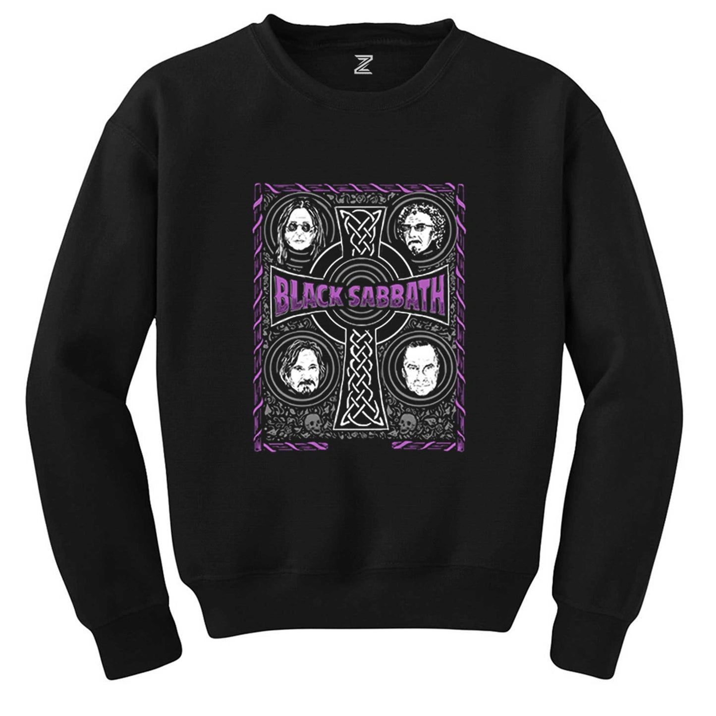 Black Sabbath The Complete History Siyah Sweatshirt