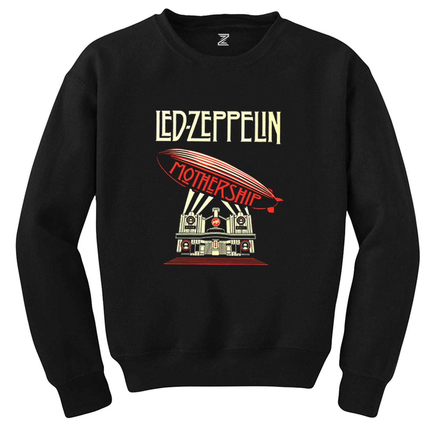 Led Zeppelin Mothership Siyah Sweatshirt