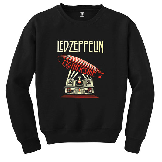 Led Zeppelin Mothership Siyah Sweatshirt