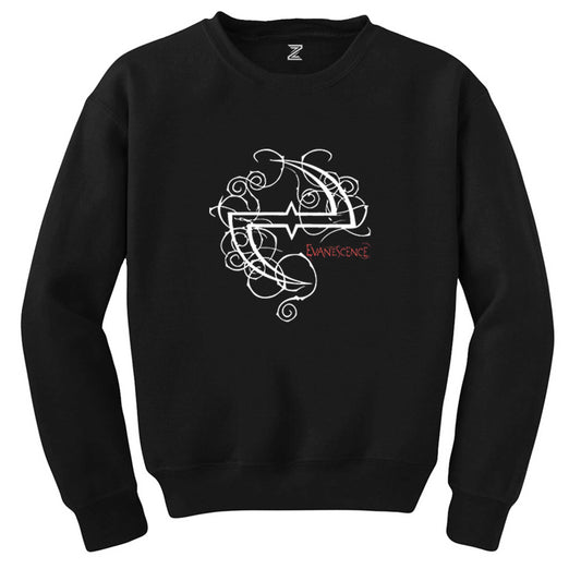 Evanescence Logo Siyah Sweatshirt
