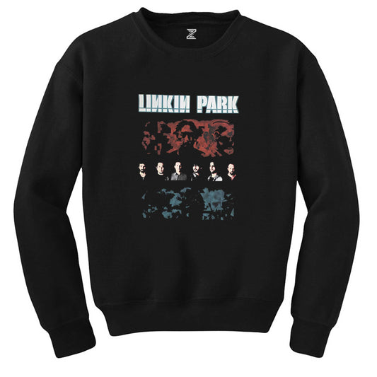 Linkin Park Pixel Siyah Sweatshirt
