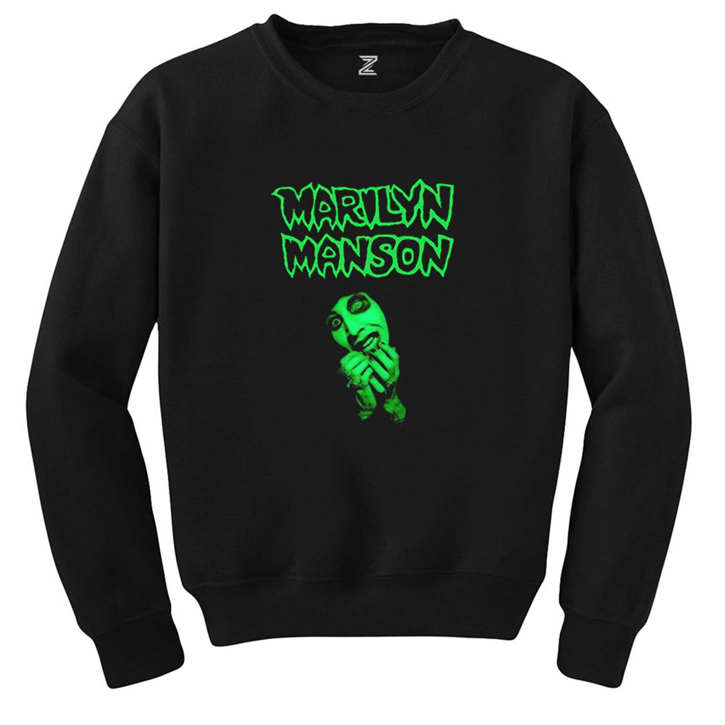 Marilyn Manson Smells Like Children Siyah Sweatshirt