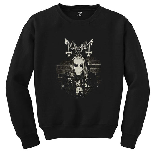 Mayhem Per Yngve Ohlin Siyah Sweatshirt