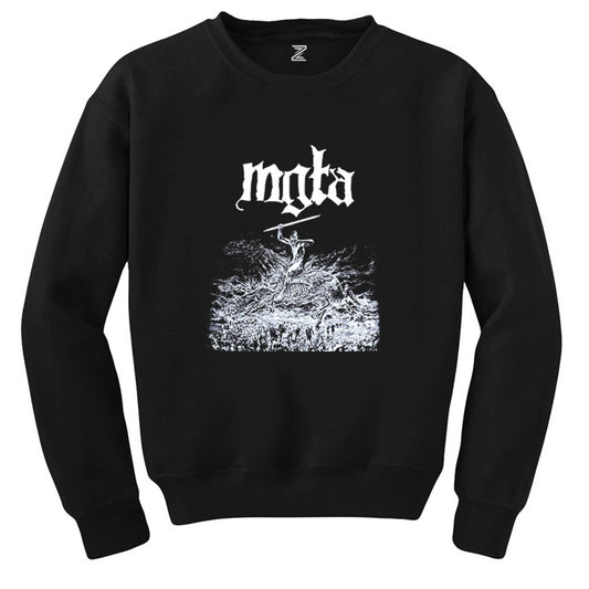 Mgla Age Of Excuse Siyah Sweatshirt