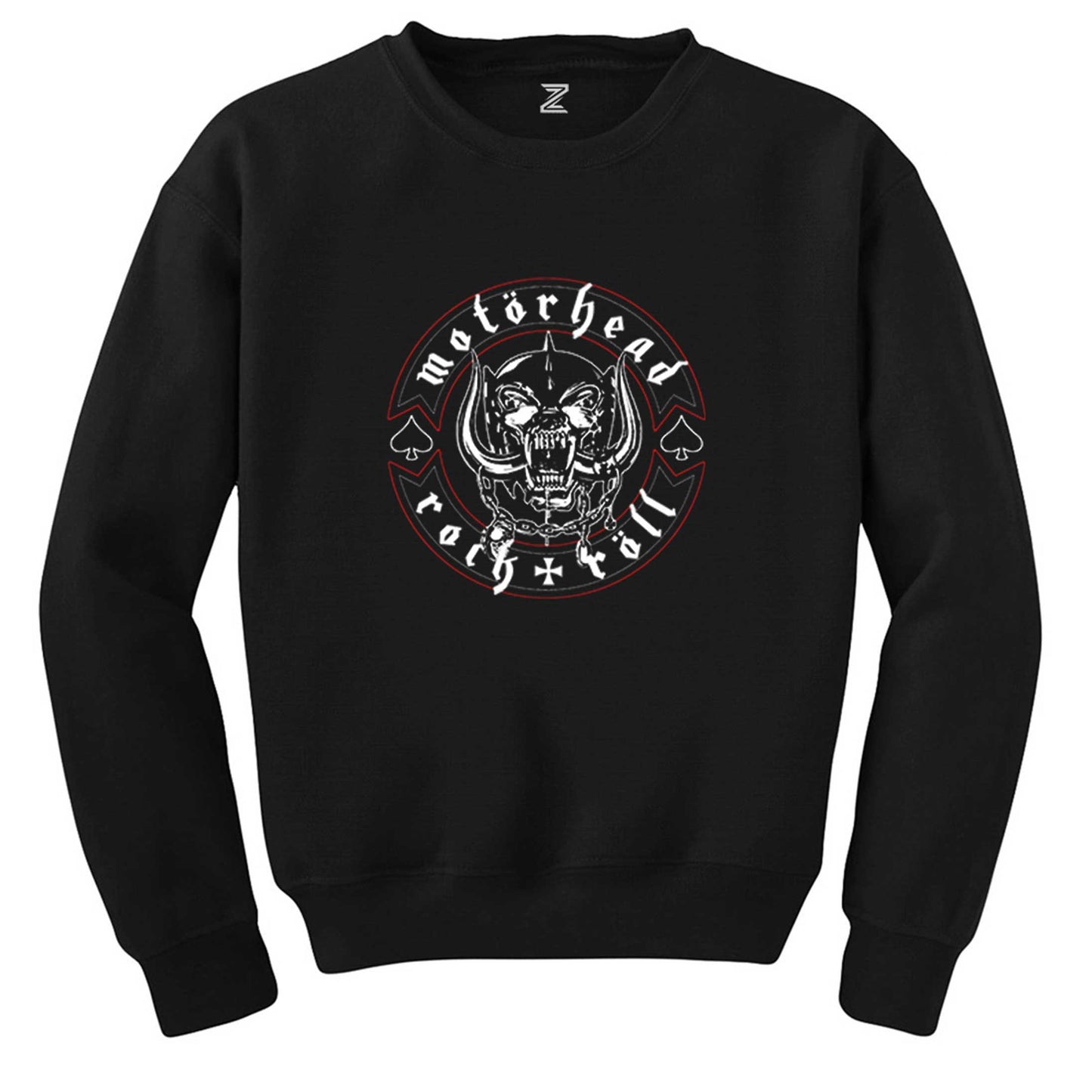 Motörhead Rock n Röll Siyah Sweatshirt