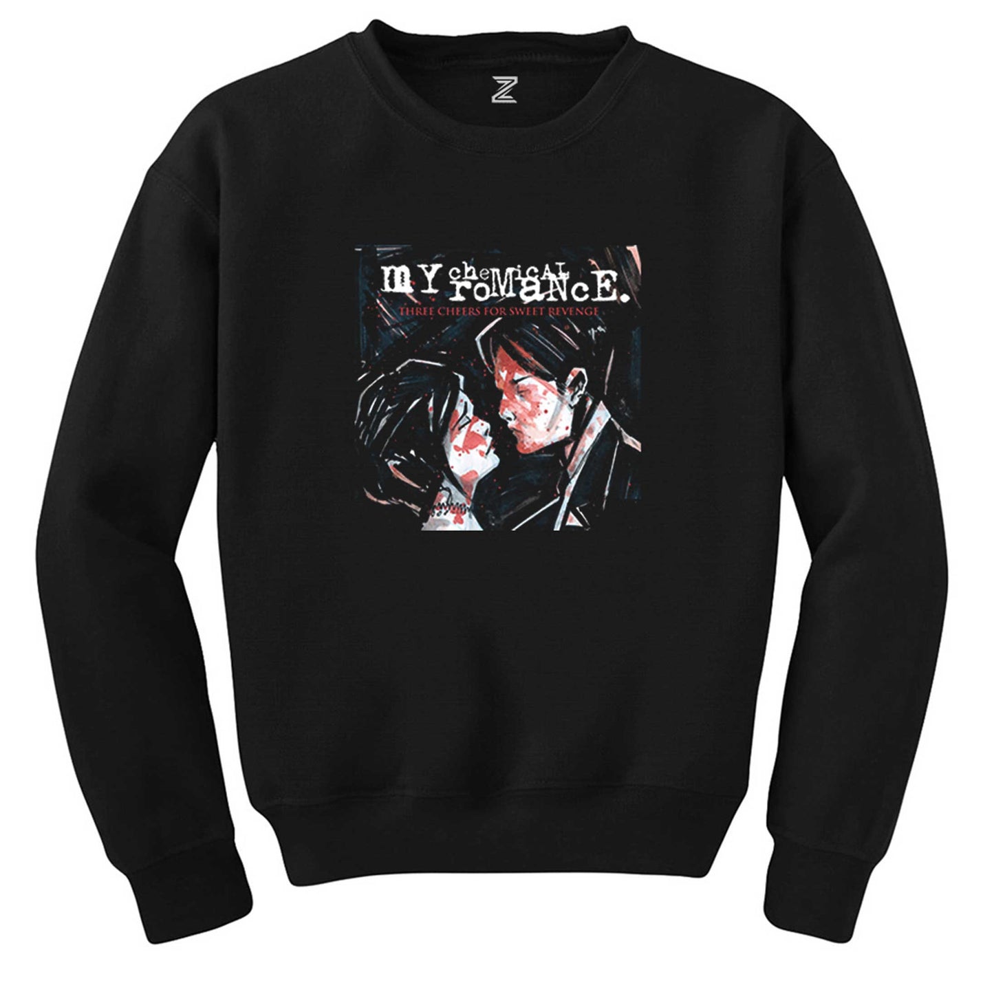 My Chemical Romance Three Cheers for Sweet Revenge Siyah Sweatshirt