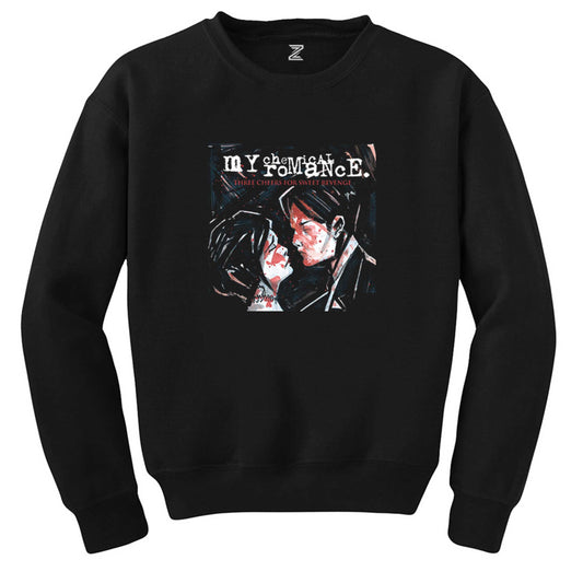 My Chemical Romance Three Cheers for Sweet Revenge Siyah Sweatshirt