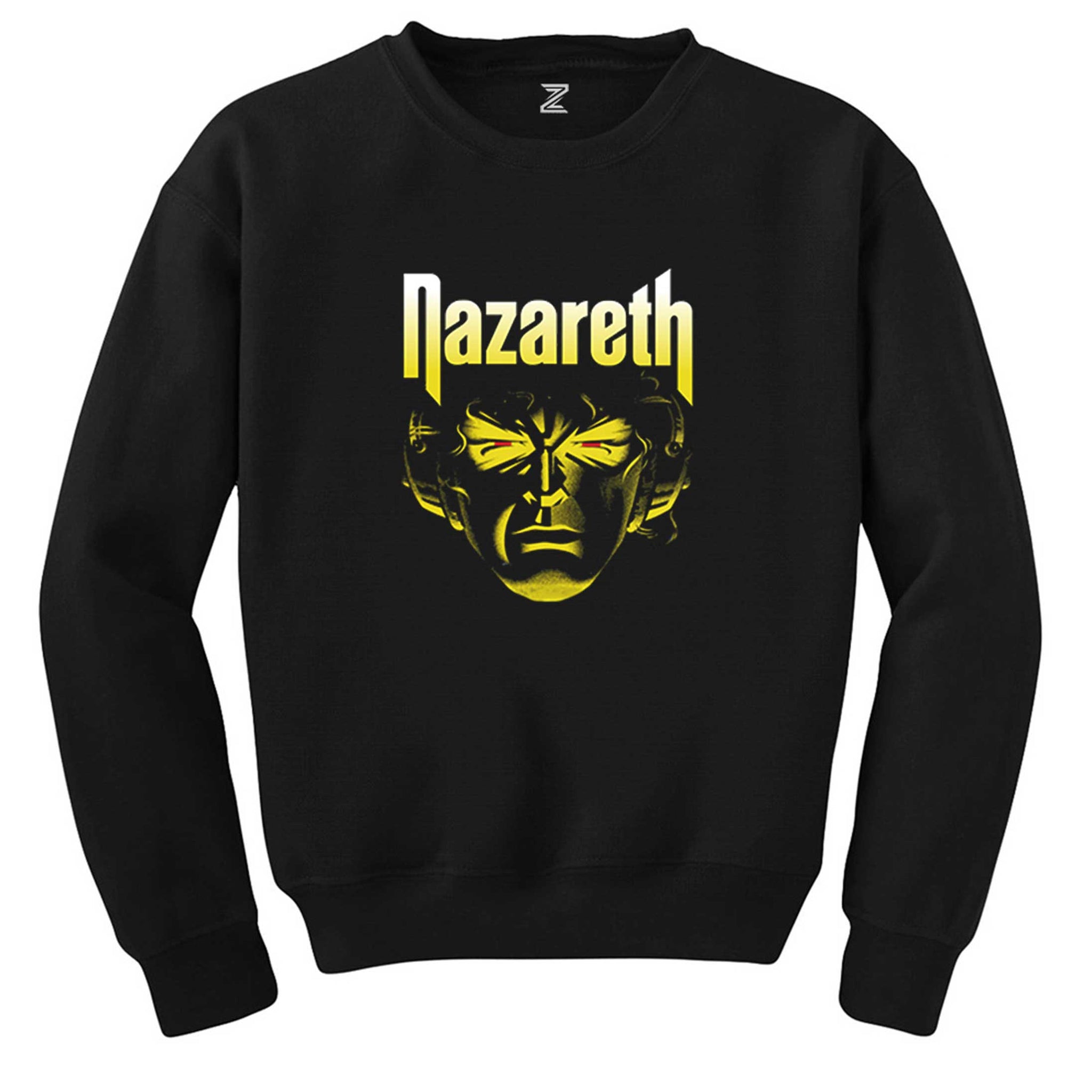 Nazareth Face Siyah Sweatshirt