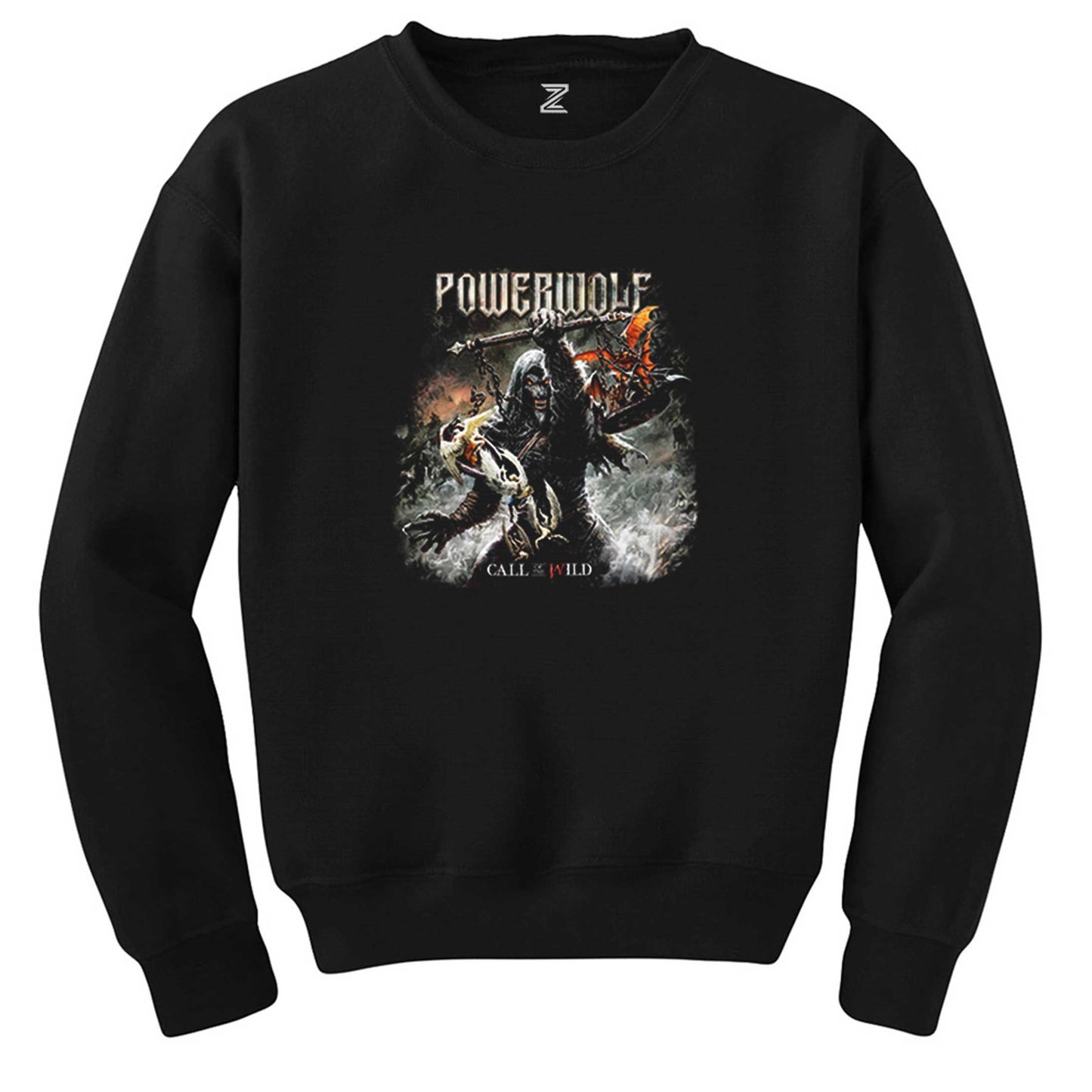 Powerwolf Call of The Wild Siyah Sweatshirt