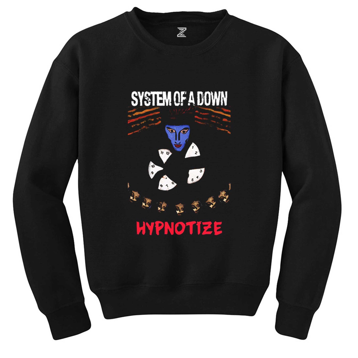 System of a Down Hypnotize Siyah Sweatshirt