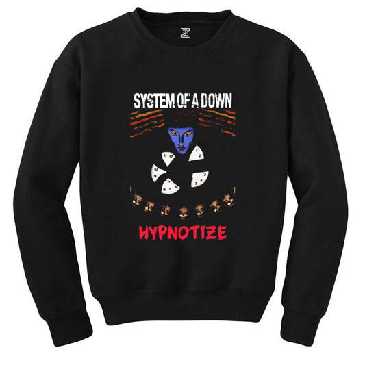 System of a Down Hypnotize Siyah Sweatshirt