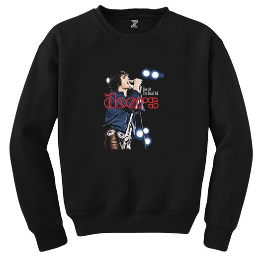 The Doors in Concert Konser Siyah Sweatshirt