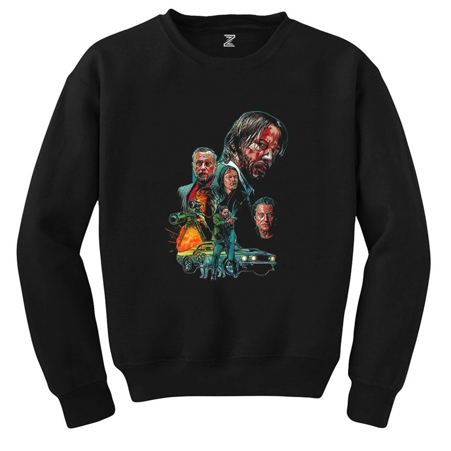 John Wick Best Series Siyah Sweatshirt