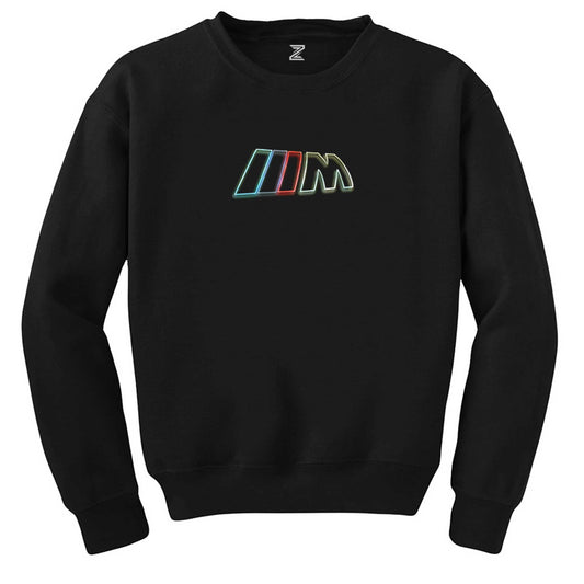 BMW M Power Neon Siyah Sweatshirt