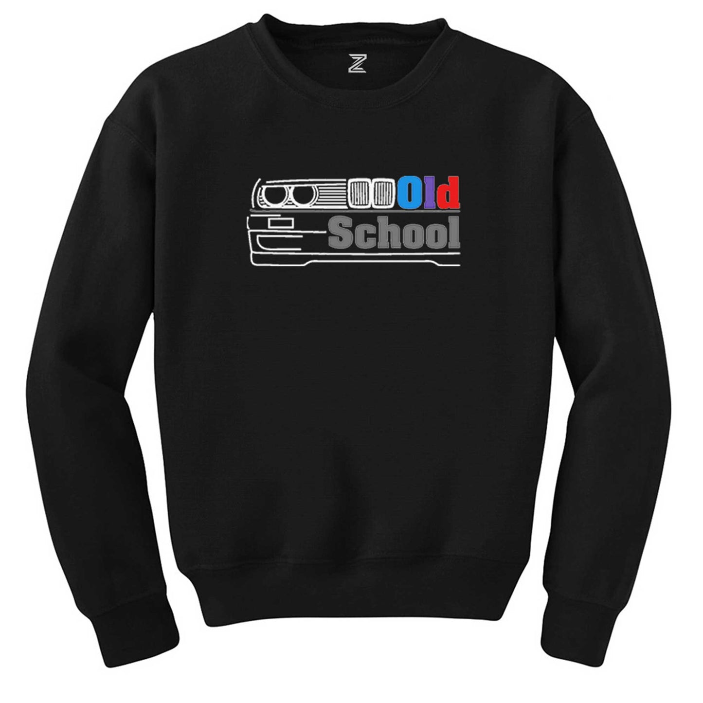 BMW Old School E30 Color Siyah Sweatshirt