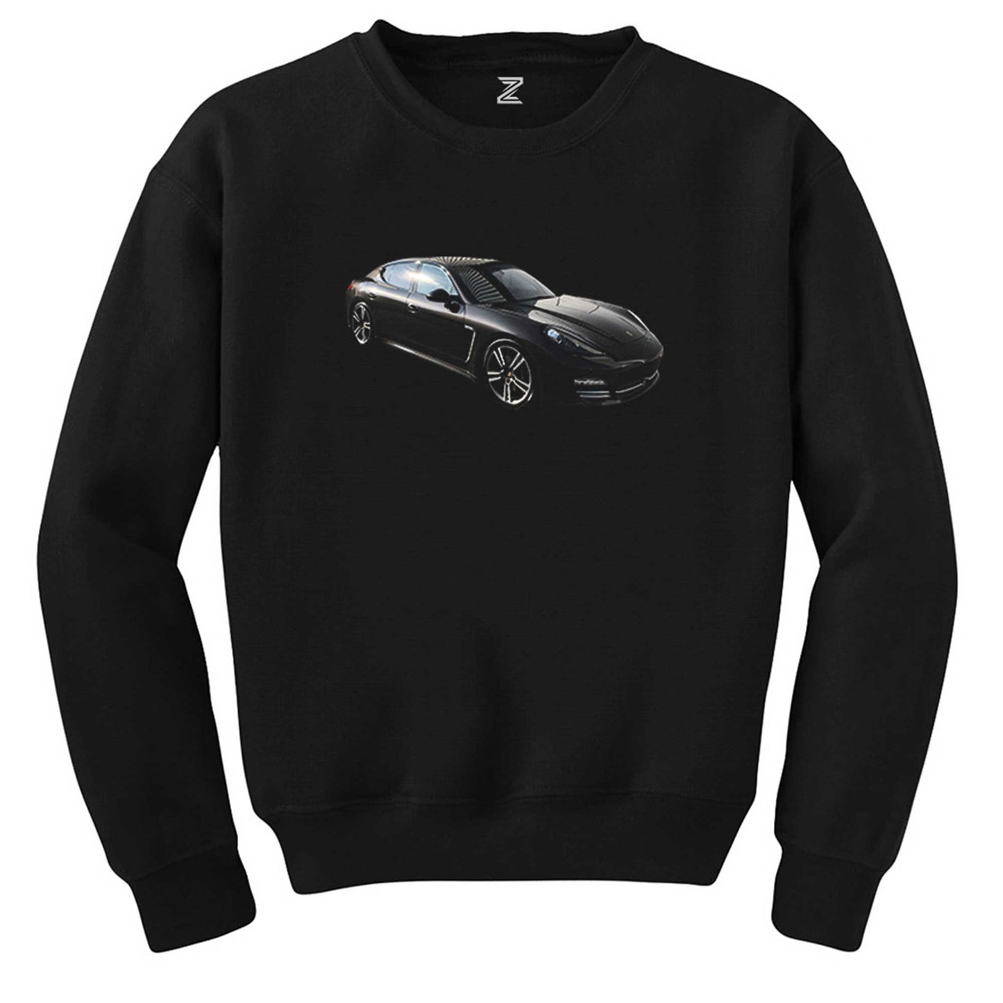 Porsche Panamera Siyah Sweatshirt