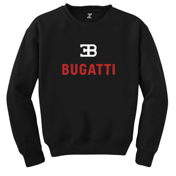 Bugatti Logo Siyah Sweatshirt