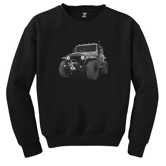 Jeep CJ Mahindra Siyah Sweatshirt