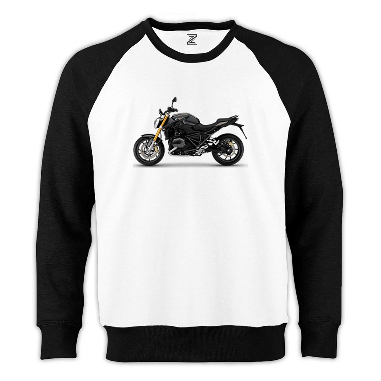 BMW R1200R Reglan Kol Beyaz Sweatshirt