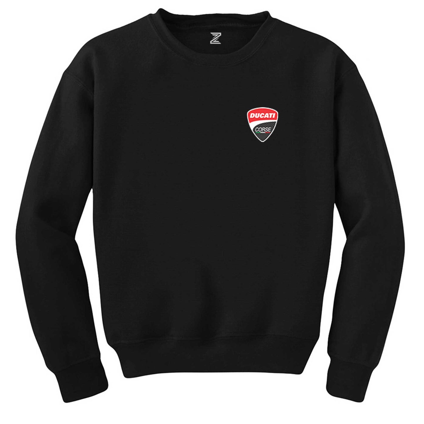 Ducati Corse Logo Siyah Sweatshirt
