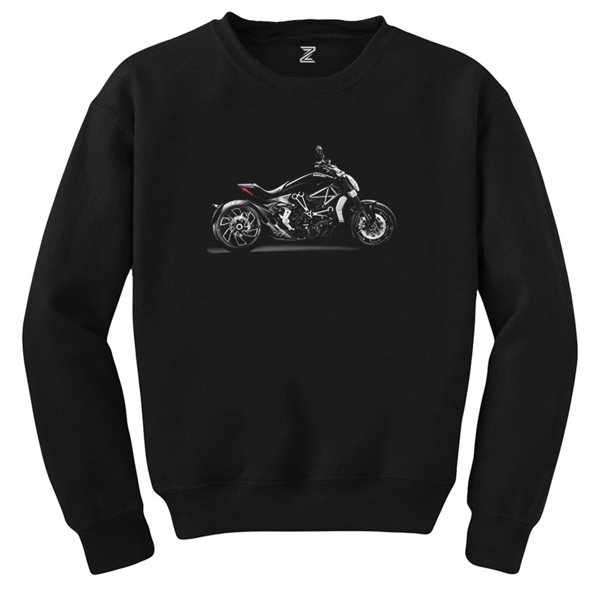 Ducati Diavel XDiavel Siyah Sweatshirt