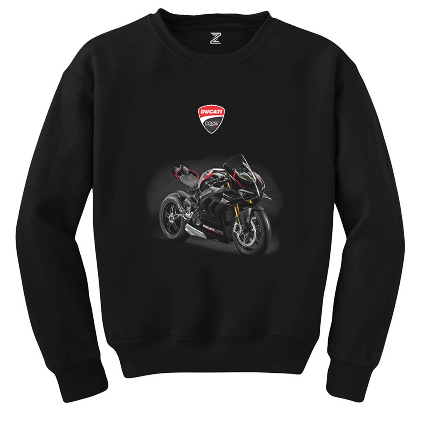 Ducati Panigale V4 SP2.jpg Siyah Sweatshirt