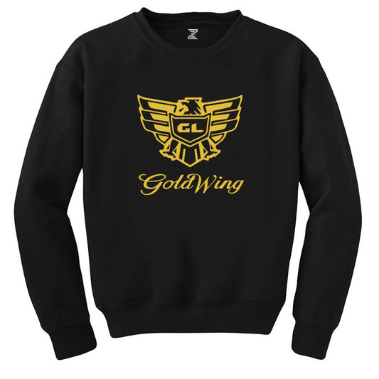 Honda Goldwing Gold Siyah Sweatshirt