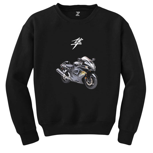 Suzuki Hayabusa Stompgrip Siyah Sweatshirt