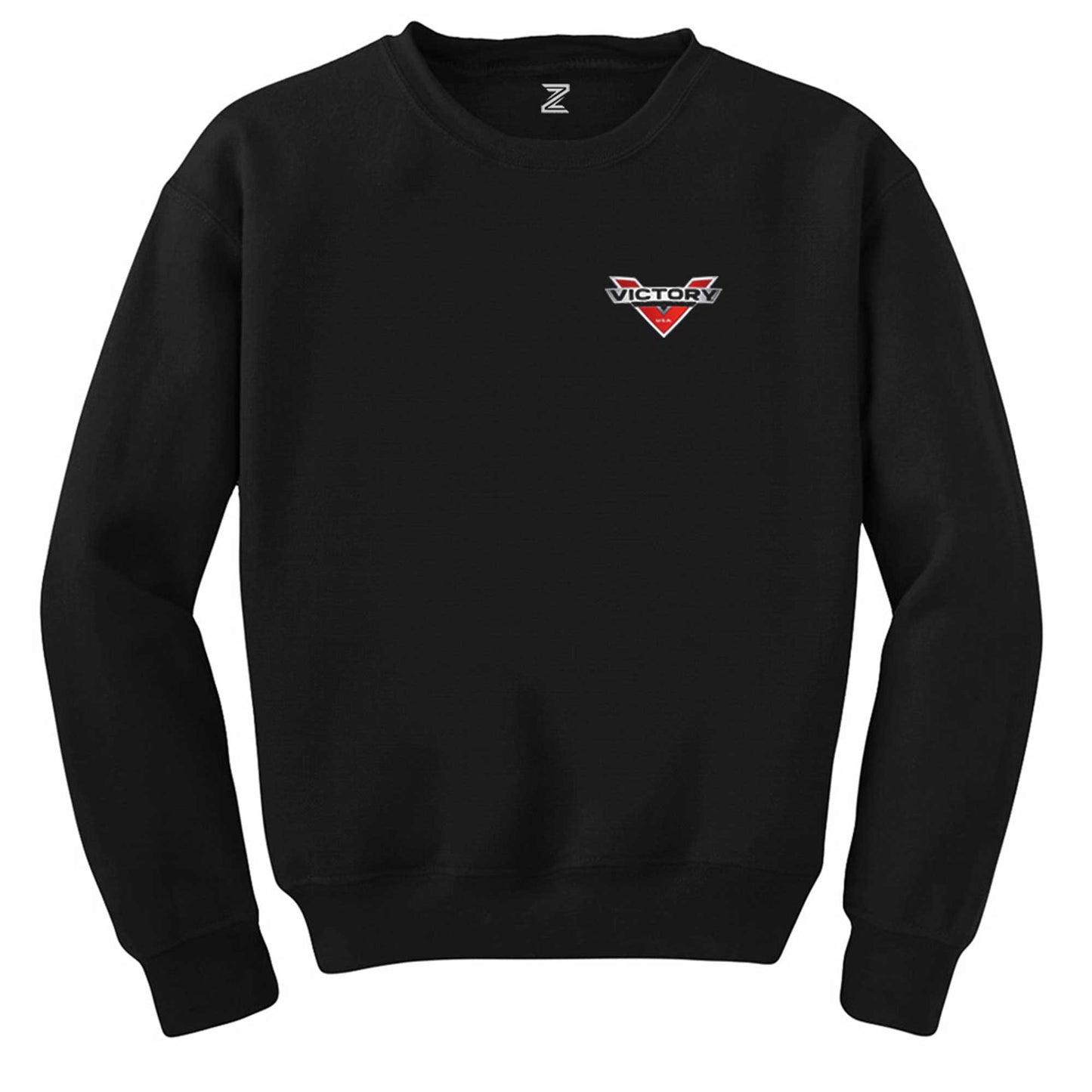 Victory Motorcycles Logo Siyah Sweatshirt