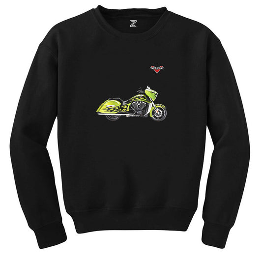 Victory Vison Green Siyah Sweatshirt