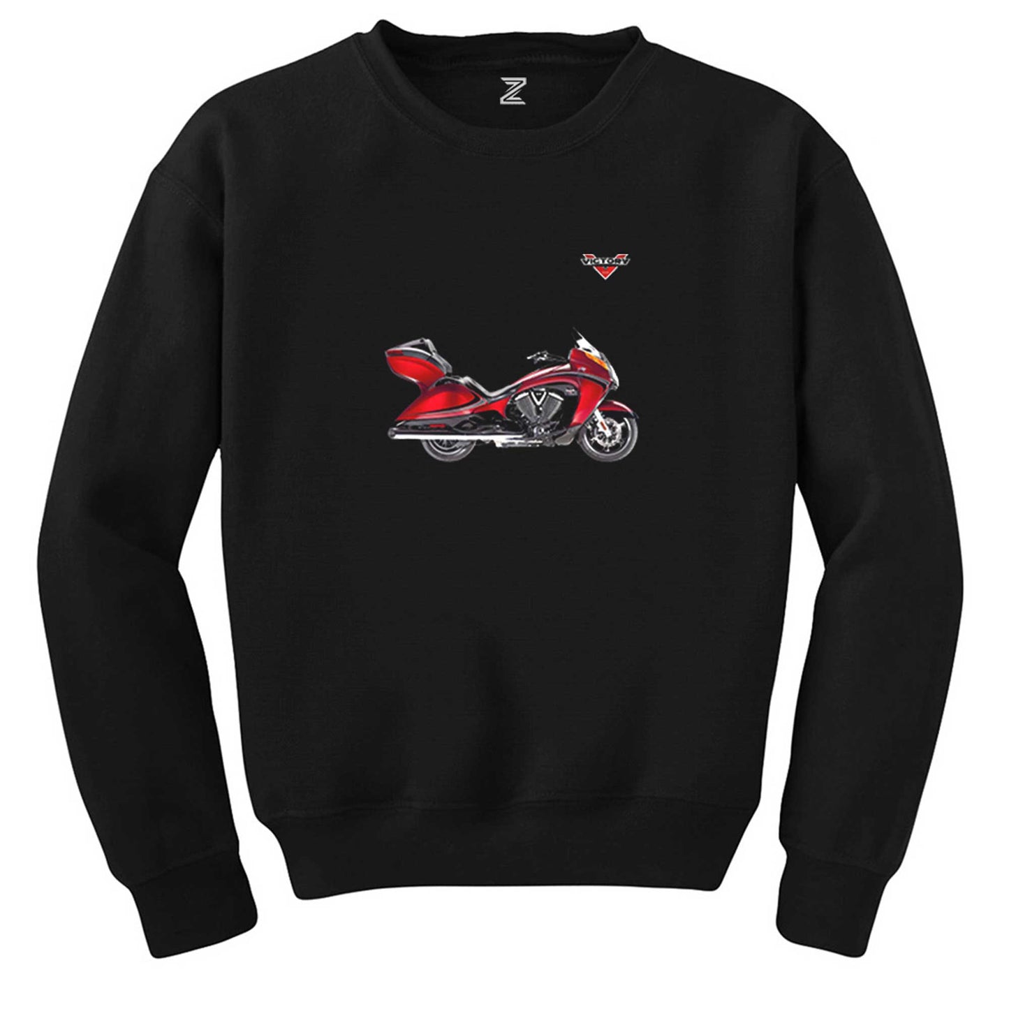 Victory Vison Red Siyah Sweatshirt