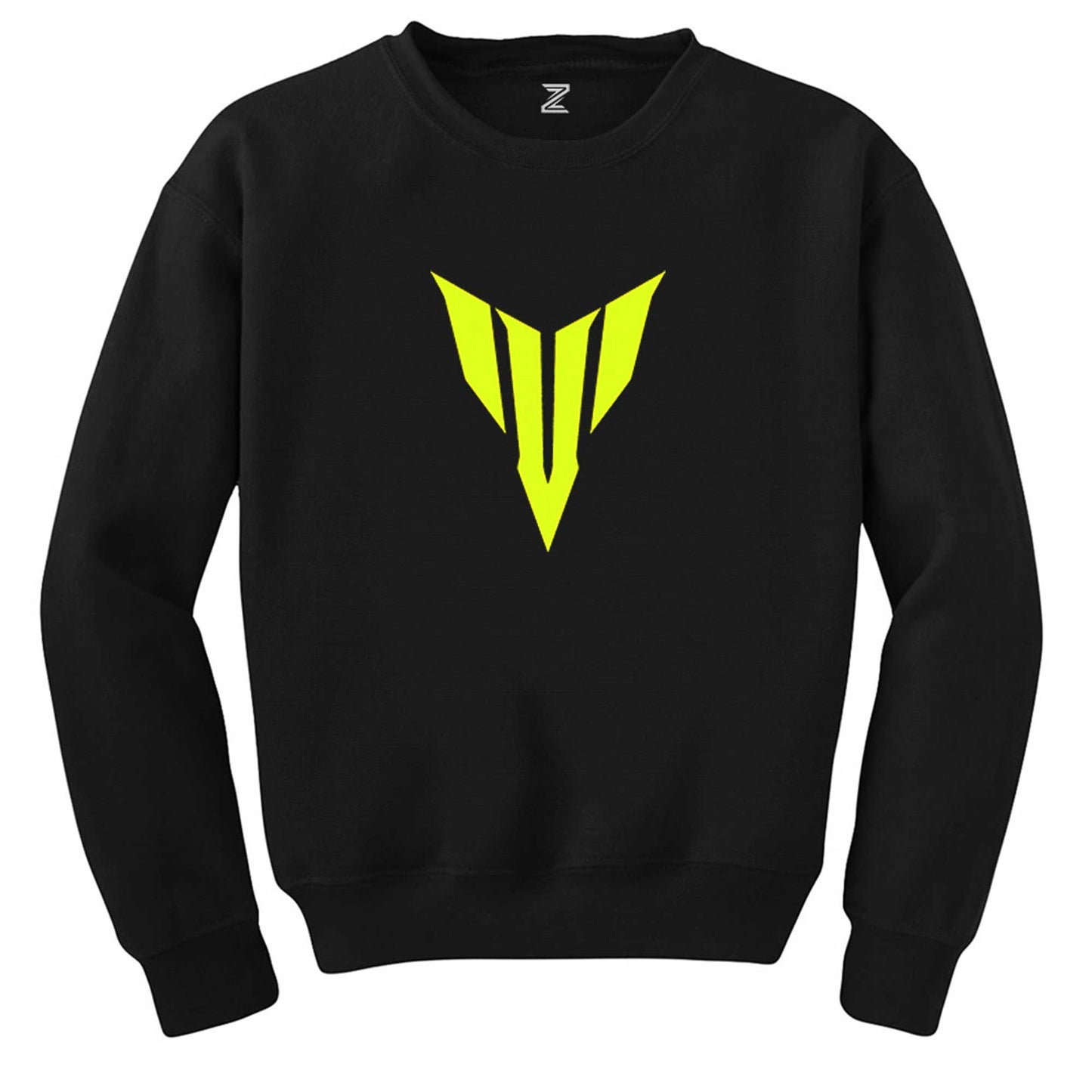 Yamaha Neon Logo Siyah Sweatshirt