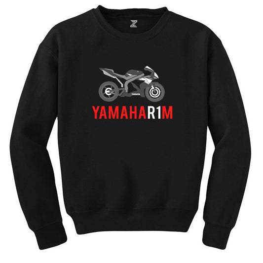 Yamaha R1 Red Siyah Sweatshirt