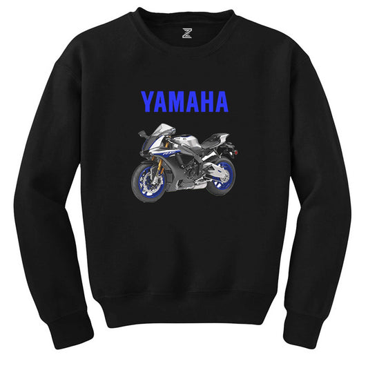 Yamaha Text R1M Siyah Sweatshirt