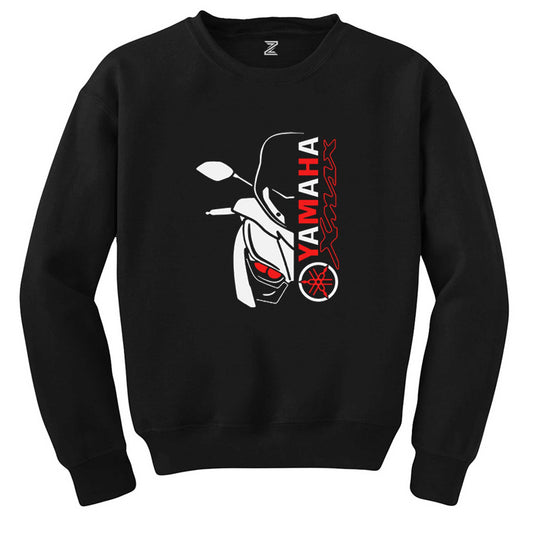 Yamaha Xmax Face Siyah Sweatshirt